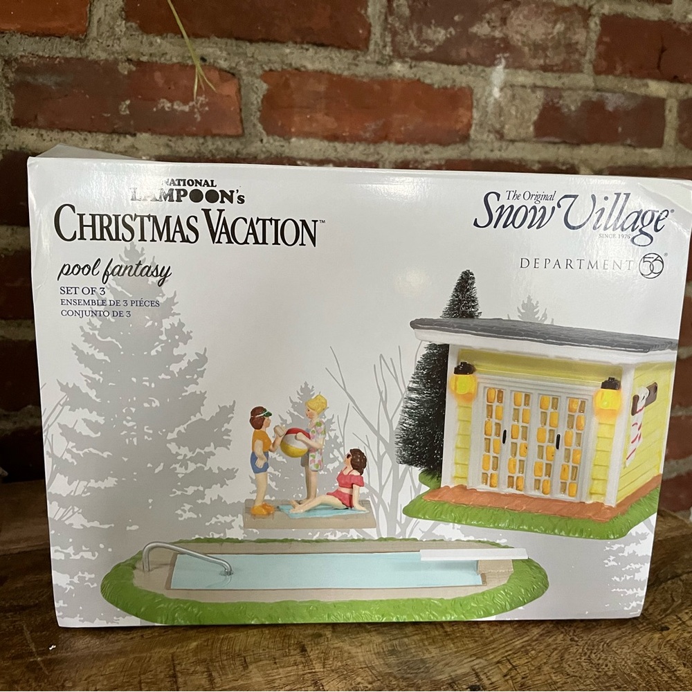 COPY - Department 56 National Lampoon Christmas vacation pool fantasy new with …